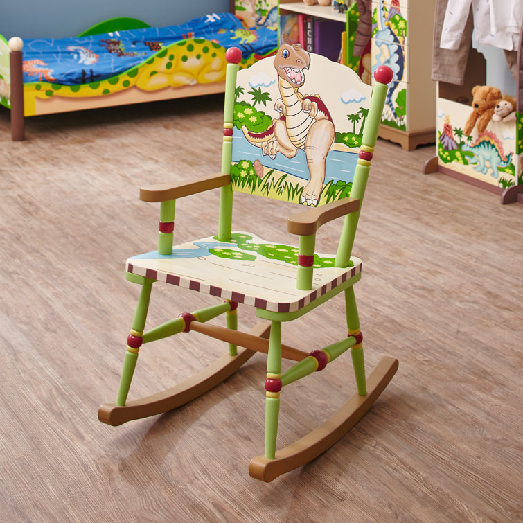 Fantasy Fields by Teamson Kids Dinosaur Kingdom Rocking Chair Wayfair